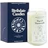 Birthdate Candles, March 13 - Pisces Zodiac Scented Candles Birthday Gift - Jasmine, Cedarwood & Thyme Scent - All-Natural Soy & Coconut Wax, 60-80 Hour Burn Time - Made in USA