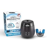 Thermacell E55 E-Series Rechargeable Mosquito Repeller with 20’ Mosquito Protection Zone; Riverbe...