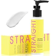gowwim Hair Straightener Cream,Keratin Hair Treatment Straightening,Smooths Frizz, Curly Hair Bec...