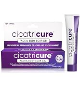 Cicatricure Face & Body Advanced Scar Gel, Scar Treatment for Old & New Scars, Fades Stretch Mark...