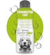 TropiClean PerfectFur Dog Shampoo - for All Breeds & Coat Types - Combination, Curly & Wavy, Long...
