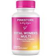 Pink Stork Women's Multivitamin - 19 Vitamins & Nutrients for Hair, Skin, & Nails, Bone Health, E...