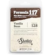 Shortie's Candle Company Vanilla Bean Wax Melts - Formula 117-1 Highly Scented 3 Oz. Bar - Made w...