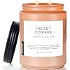 M&SENSE Coffee Candles Scented Strong, 2 Wick Jar Candle 19.4oz, 110 Hours Burning Time, Organic Natural Soy Wax Candle for Bedroom Kitchen Home Decor, Housewarming Gift for Men and Women