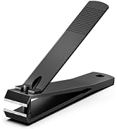 Heavy Duty Straight Blade Nail Clippers for Thick Toenails, Professional Stainless Steel Fingerna...