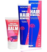 WooWoo - Natural Tame It! Full Size Hair Removal Dolphin Smooth Bundle | Clean + Vegan Intimate S...