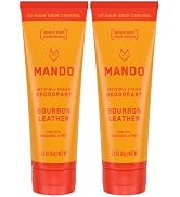 Mando Whole Body Deodorant For Men - Invisible Cream - 72 Hour Odor Control - Aluminum Free, Baki...