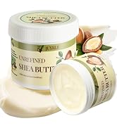 JUYRLE Shea Butter Raw Organic- Pure & Raw Virgin Unrefined, African Shea Butter for Hair, Extrem...