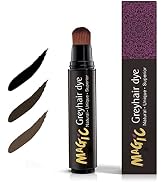gowwim Root Touch Up Semi-permanent Hair Dye Pen to Cover Gray Hair Roots (Black)