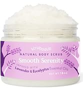 Scrubadub Natural Sea Salt Body Scrub 18oz Lavender Eucalyptus | Exfoliating Body Scrub Made in U...