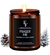 Winter Candle, Fraser Fir Scented Candles for Home, Holiday Candles Natural Soy Candle, Aromather...