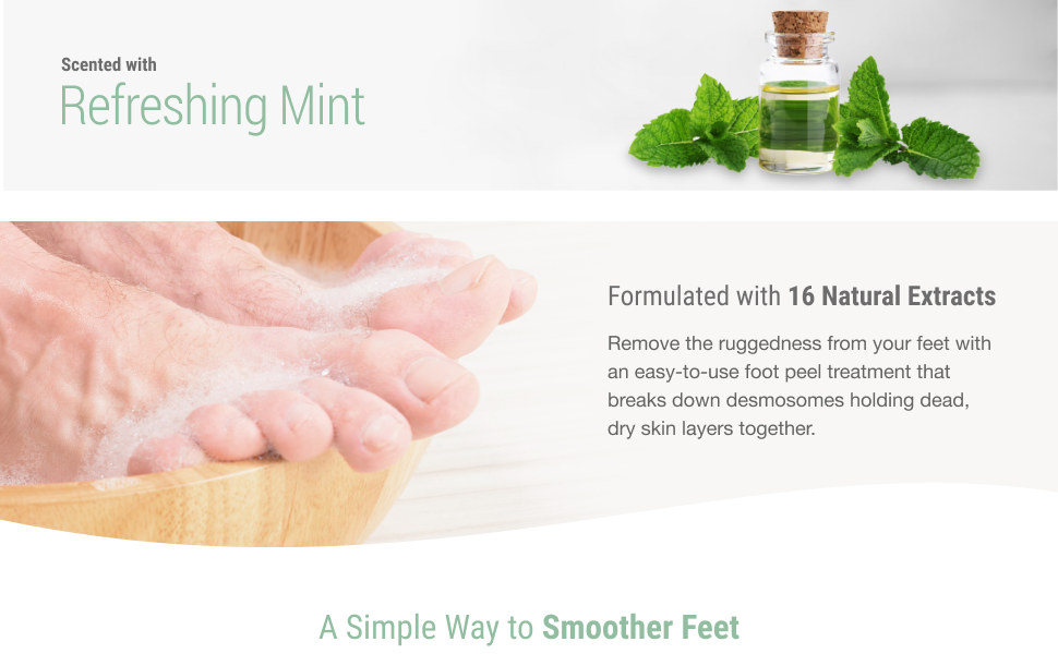 Exfoliation Foot  Peel for Men