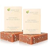 Aspen Kay Naturals Pack of 2 Soap Bars (Oatmeal Milk & Honey)