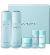 DONGINBI Hydra Bounce Korean Skin Care Set - Face Toner, Lotion, and Moisturizer with Red Ginseng...
