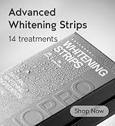 InoPro Natural Teeth Whitening Strips Kit 14 Treatments - Sensitive Teeth Whitener, Peroxide Free...