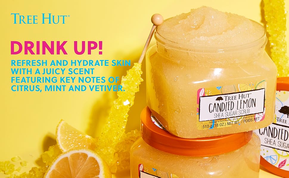 candied lemon Scrub