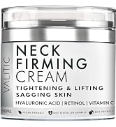 VALITIC Neck Cream for Tightening and Firming - Hyaluronic Acid, Retinol, and Vitamin C - Anti Ag...