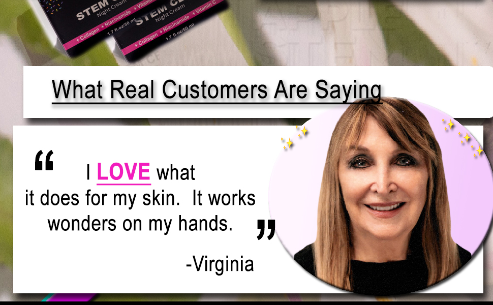 anti aging retinol collagen cream, hand, stem cell night cream face, facial moisturizer cream