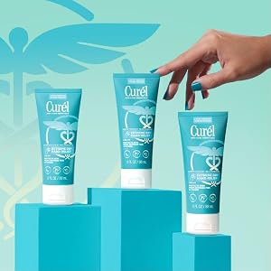 Three bottles of Curél Extreme Dry Hand Lotion