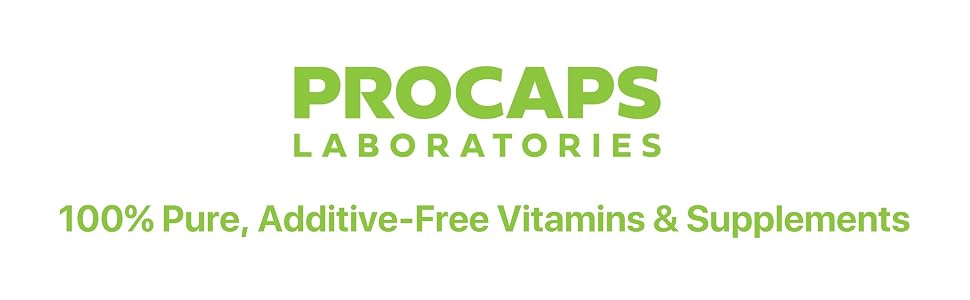 Procaps Labs 100% Pure, Additive-Free Vitamins Supplements