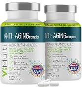 Vitmulti Anti-Aging Natural Amino Acids Supplement for Women & Men – Supports Immune Health, Ener...