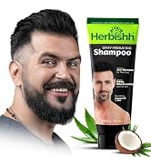 Herbishh Gray Reducing Shampoo for Men, Hair Darkening & Volume Boost with Every Wash, Cleanses &...