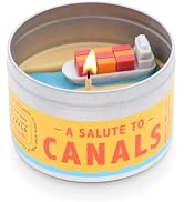 JD and Kate Industries Canal Candle | Gift for a Canal Enthusiast | Smoky Vanilla Scent
