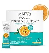Matys Kids Digestive Support, Probiotic + Prebiotic Powder Packs for Childrens Digestive Health, ...
