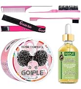 WOZUTUNT Edge Control Wax, Hair Styling Product, Strong Hold Non-greasy Edge Control Gel, Edge Wa...