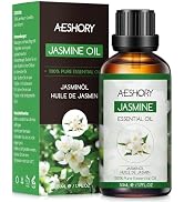 AESHORY Jasmine Essential Oils 50 ml, 100% Natural Essential Jasmine Oil, Therapeutic Quality.