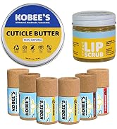 Kobeesco Trusted Trio Bundle, 6 - Lip Balm, 1 - Lip Scrub, 1 - Cuticle Butter