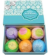 Bath Bombs Ultra Lux Gift Set - 6 XXL Fizzies with Natural Dead Sea Salt Cocoa and Shea Essential...
