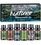 AESHORY Natural Essential Oils Set for Diffuser 6 x 10 ml, Aromatherapy Fragrance Oil, Aroma Oil