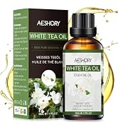 AESHORY Essential Oils from White Tea 50 ml, 100% Pure Natural Aromatherapy Oil in Therapeutics.