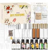 JUYRLE Perfume Making Kit- DIY Roller Perfume Making Kits for Women, Make Your Own Scent with Ess...