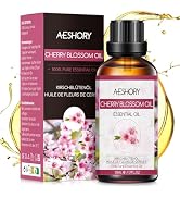 AESHORY Cherry Blossom Essential Oil 50 ml, Cherry Blossom Essential Oil 100% Pure Natural Aroma...