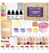 JUYRLE Lip Balm Making Kit- DIY Lip Balm Kit for Kids, Make Your Own Lip Balm Making Kit with Nat...