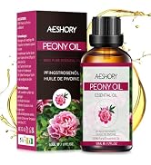AESHORY Peony Essential Oil 50 ml, Peony Essential Oil 100% Natural Aromatherapy Oil.