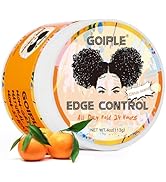 Edge Control Wax for Black Women - Strong Hold, Non-greasy Smoother for Black Hair, No Flaking or...