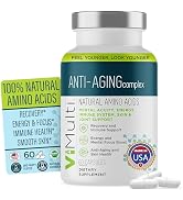 Vitmulti Anti-Aging Natural Amino Acids Supplement for Women & Men – Supports Immune Health, Ener...