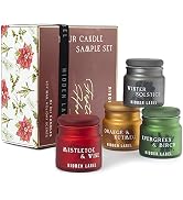 Hidden Label Christmas Candles, 4pack 3oz Small Candles Gifts for Women, Soy Scented Candle Gift ...