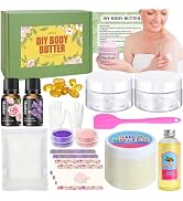 JUYRLE Body Butter Making Kit- Shea Butter Lotion Making Kit, DIY Crafts for Adults with Organic ...