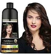 Herbishh Hair Color Shampoo for Gray Hair – Magic Hair Dye Shampoo – Colors Hair in Minutes–Long ...