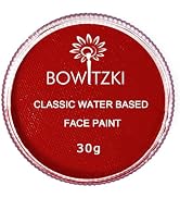 Bowitzki 30g Professional Face Paint Body Paint Water Based Face painting Makeup Safe for Kids an...