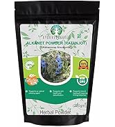 AYURVEDASHREE Alkanet Root Powder (Ratanjot/Arnebia Nobilis) - 200g I Soap Making Supplies Natura...