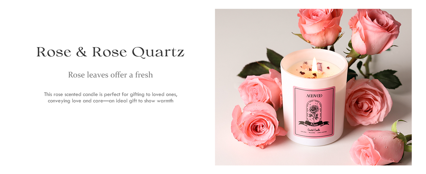 Rose Scented Candles