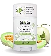 MONA Brands Aluminum Free All Natural Deodorant for Kids, Pre-teens, and teens. Baking soda free.