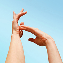 Image of hands in the air