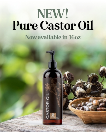 100% pure cold pressed castor oil