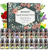 Aeshory Essential Oils for Diffuser, 20 x 5 ml 100% Natural Essential Oils Gift Set Aromath...